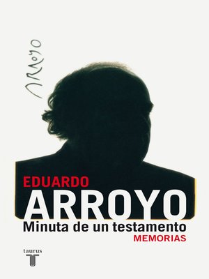 cover image of Minuta de un testamento